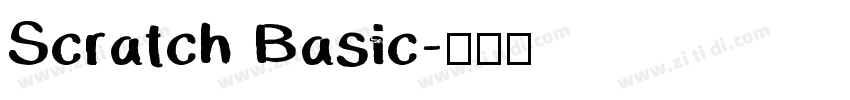 Scratch Basic字体转换